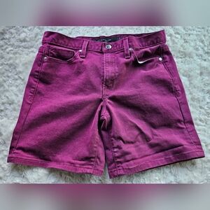 Calvin Klein Jeans Roll Up Purple Shorts, Size 4